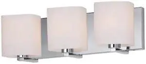 MAXIM 11253SWPC Wrap 3-Light 19.25" Wide Polished Chrome Vanity Light