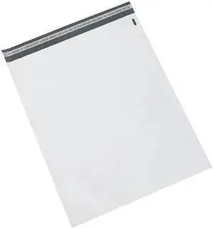 ZORO SELECT 36DZ21 Poly Mailer, 19"x24", White, PK125