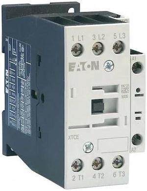 EATON XTCE032C01E IEC Magnetic Contactor, 3 Poles, 208 V AC, 32 A, Reversing: No