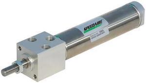 SPEEDAIRE NCDMR075-0300 Round Body Cylinder, 3/4 in Bore, 3 in Stroke, Round