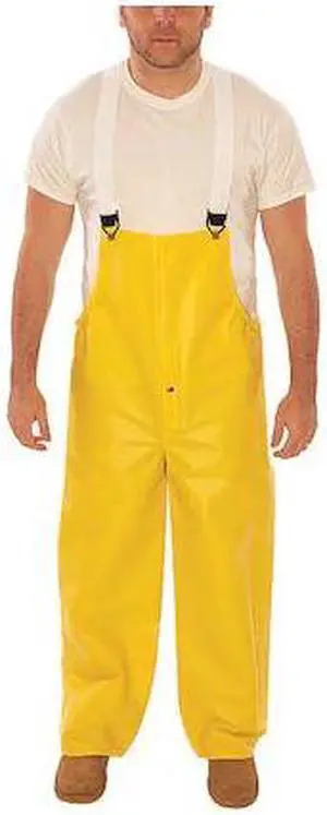 TINGLEY O31107 Rain Bib Overall, Heavy Duty PVC, 29 in Inseam, 36 in to 38 in