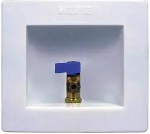WATER-TITE 87969 Ice Maker Outlet Box Plastic/Lead Free 1/2" F1807