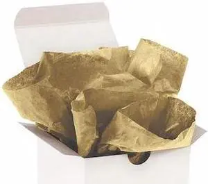 PARTNERS BRAND T2030KK Gift Grade Tissue Paper, 20" x 30", Metallic Gold, PK200