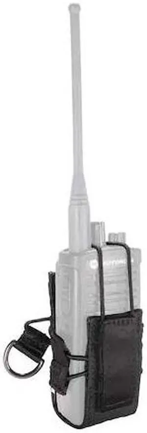 ERGODYNE 3772L Radio Holster Trap, Black, L