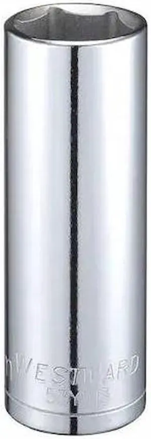 WESTWARD 53YV13 WESTWARD 1/2 in Drive, 22mm Hex Metric Socket, 6 Points,