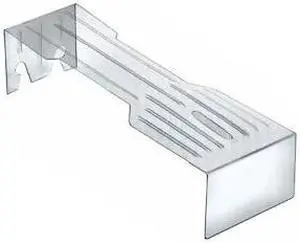 AZAR DISPLAYS 700890 Plastic Overlay for 4" Hook (Hooks not included), PK50