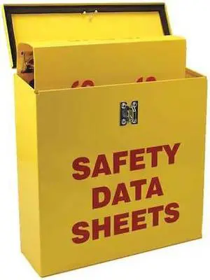 ACCUFORM ZRS367 Document Box, Safety Data Sheets, Powder Coated Steel, 13 1/2