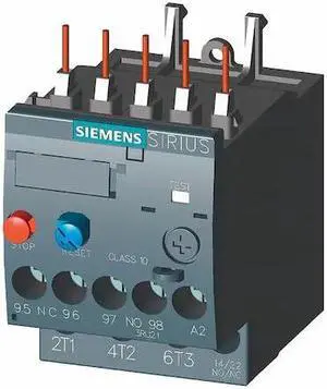 SIEMENS 3RU21161HB0 Ovrload Rely,5.50 to 8A,3P,Class 10,690V