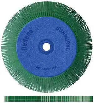DEDECO 1904 SUNBURST 8'' X 1'' TS DARK GREEN 50 GRIT (A/O) 1/UNIT