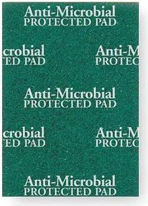 TOUGH GUY 2NTJ3 Scouring Pad,Green,GP,PK20