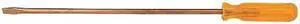 AMPCO SAFETY TOOLS S-52 Non-Sparking Slotted Screwdriver 1/4 in Round