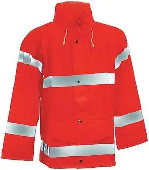 TINGLEY J56129 Stormflex Rain Jacket, Class 3, Type P, Orange, M
