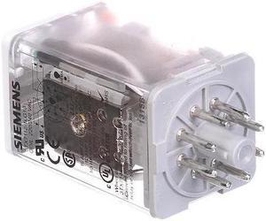 SIEMENS 3TX7112-1LG13 Plug-In Relay, 240V AC Coil Volts, Octal, 8 Pin, DPDT