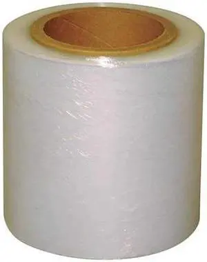 ZORO SELECT 15C016 Stretch Wrap, 5" W x 700 ft. L, 120 ga, Cast Style, Clear,