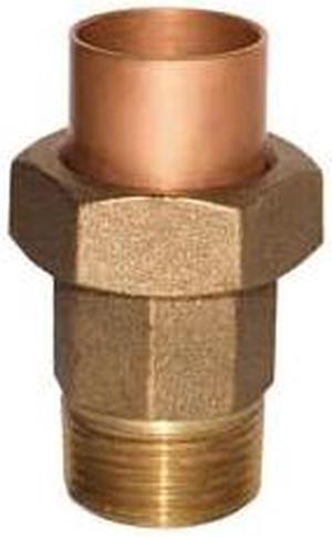 LEGEND VALVE 302-308LNL 1" NO LEAD SWT x MNPT UNIONS
