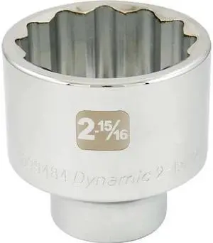 DYNAMIC D099484 1" Drive, 2-15/16" SAE Socket, 6 Points