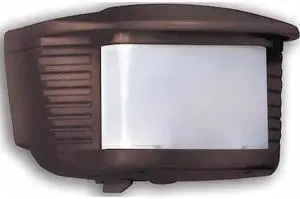 DESIGNERS EDGE L6020BR Motion Sensor,180 Degree,70 ft,Brz,3in L