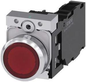 SIEMENS 3SU1153-0AB20-1FA0 Illuminated Push Button,Red,22mm,LED