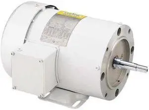 LEESON 119463.00 Washdown Motor,3 HP,Face/Base,3-Phase