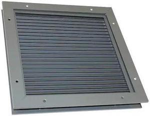 DAYTON 6WRJ2 Door Louver,10-1/8 H,18-1/4 W,Steel