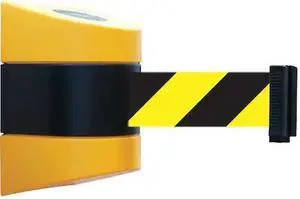 TENSABARRIER 897-24-S-35-NO-D4X-C Belt Barrier, Yellow,Belt Yellow/Black
