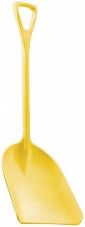 REMCO 69826 Hygienic Square Point Shovel, Polypropylene Blade, 28 in L, Yellow