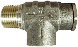 CAMPBELL RV2N-LF Nonadjustable Relief Valve,1/2 In,75 psi