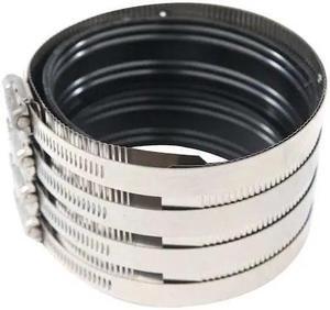 ZORO SELECT HDC1000 Hex Coupling Extra Heavy Duty Stainless Steel Coupling, 10"