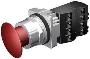 Siemens Non-Illuminated Push Button 30mm Red  Metal  52PP2A2G