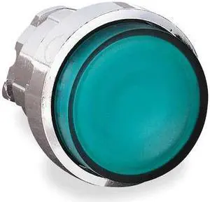 SCHNEIDER ELECTRIC ZB4BH33 Illuminated Push Button Operator, 22 mm, Green