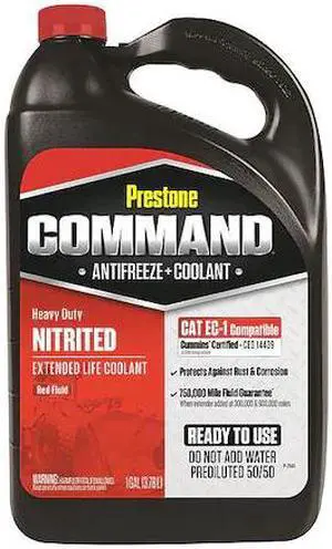 PRESTONE AFC11100 Antifreeze Coolant,1 gal.,50/50
