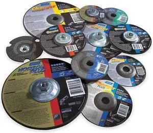 NORTON ABRASIVES 66252842178 Depressed Center Grinding Wheel, Type 27, 3 in