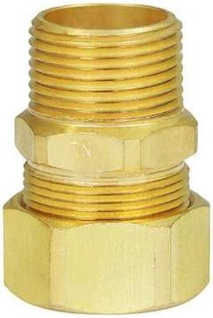 EVERFLOW C68R-7834-NL 7/8" O.D. COMP x 3/4" MIP Reducing Adapter Pipe Fitting,