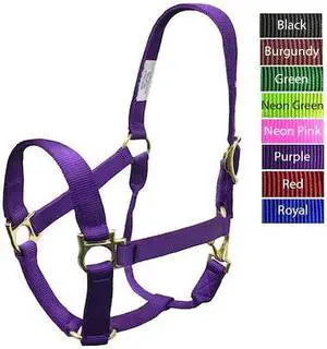 VALHOMA 3492-BK-M Valhoma QS Halter BLACK 800-1100LB