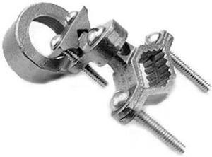 Pipe Ground Clamp, 10AWG, 2.86In