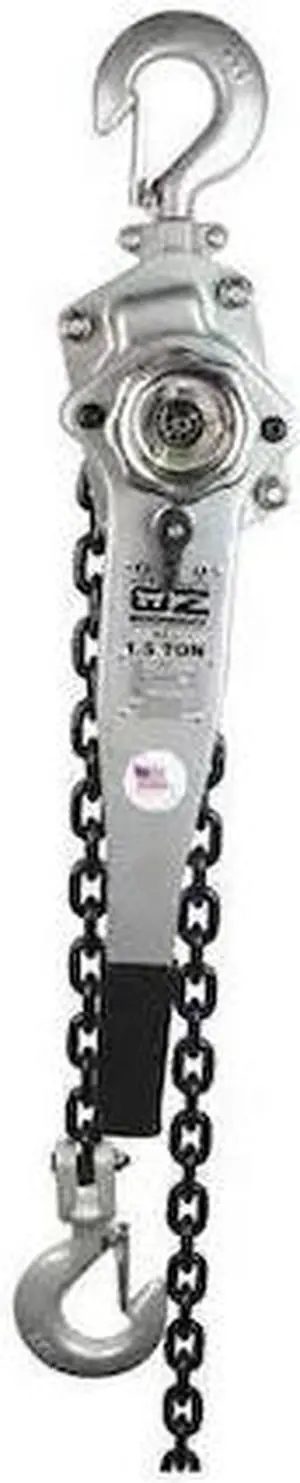 OZ LIFTING PRODUCTS OZIND150-5LH Lever Hoist,3000 lb.,5ft. Load Chain, 3000 lb.