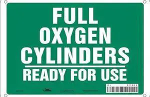CONDOR 471N34 Safety Sign, 7 in Height, 10 in Width, Aluminum, Vertical