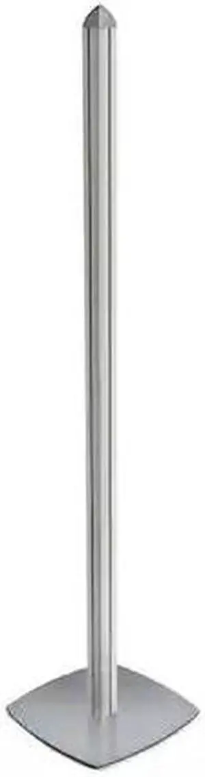 AZAR DISPLAYS 300260-SLV 4-Channel Sky Tower Metal Pole and Base. Overall