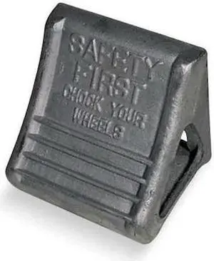 ZORO SELECT 2W874 Wheel Chock,9 In Width