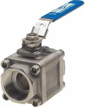 MILWAUKEE VALVE 35FSSN0LL-012 Ball Valve,1/2" Tube Size,FNPT x FNPT