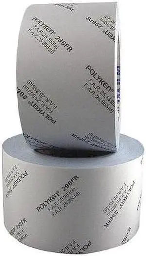 POLYKEN 296FR Cargo-Pit Seam Tape,3x36 yd,7 mil,White