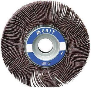 MERIT 08834123022 Flap Wheel,6 In D,1-1/2 W, 1 In,60 G