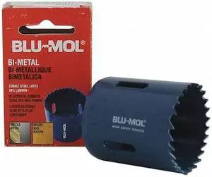 BLU-MOL 580 5" Bi-Metal Hole Saw HSSE-Co8 1-7/8" Depth