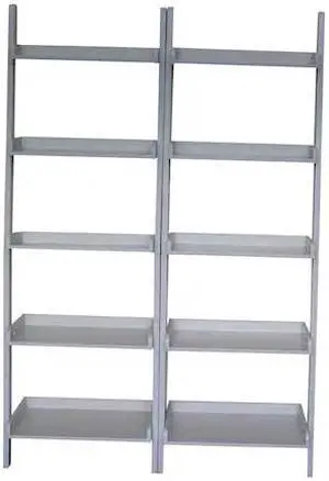 INTERNATIONAL CONCEPTS K-SH69-2660-2 Lean To Shelf Units with 5 Shelves, Set of