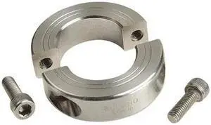 RULAND MANUFACTURING SP-14-ST Shaft Collar,Clamp,2Pc,7/8 In,SS
