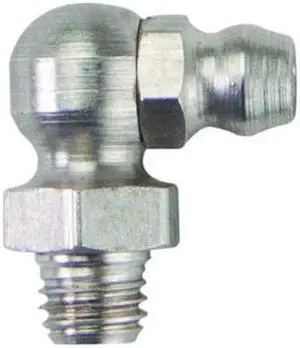 WESTWARD 52PA04 Grease Fitting,90 Deg.,SS,49/64" L,PK10
