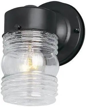 MAXIM LIGHTING 92001CLBK Side Door 1-Light 4.5" Wide Black Outdoor Wall Sconce MAXIM LIGHTING 92001CLBK Side Door 1-Light 4.5" Wide Black Outdoor Wall Sconce