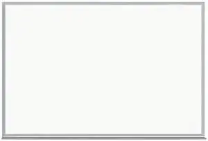 PARTNERS BRAND BMPA4836 Magnetic Dry Erase Board,4 ft.x3 ft., 36", 48", White