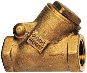 MILWAUKEE VALVE 509Y 3/4 3/4" FNPT Bronze Swing Y Check Valve