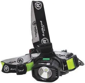 RAILHEAD GEAR KE-HL1000R Rechargeable Headlamp,950 lm